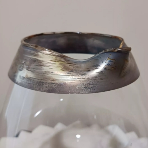 SOLD Dorothy Thorpe MCM Brandy Snifter Pitcher Silver Rim - Picture 3 of 7